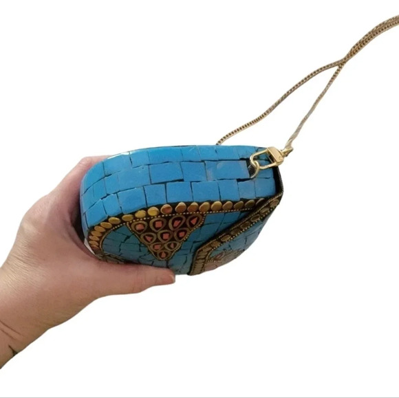 RAMLA Hand made crossbody purse - Picture 5 of 9
